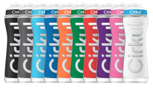 22oz. Grip Squeeze Plastic Bottle & Sport Lid A8